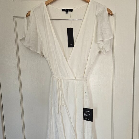 Lulu's Harbor Point Wrap Dress - Picture 1 of 4